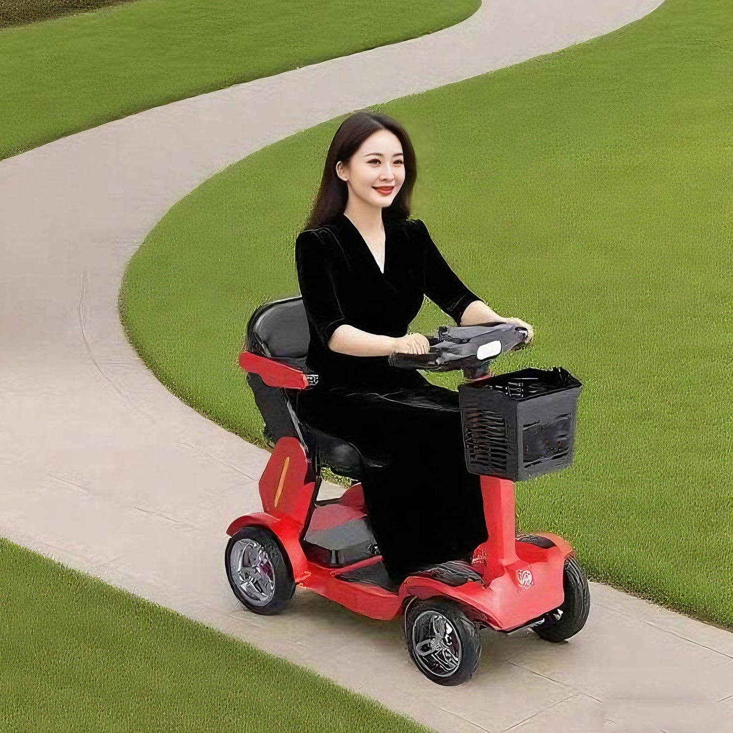 Safe, low-speed, stable, new energy, commuter vehicle/electric vehicle/leisure vehicle, easy to park vankehui,Folding Paiseec two-in-one electric wheelchair W1 S3, Paiseec d3, Paiseec two-in-one electric wheelchair W1