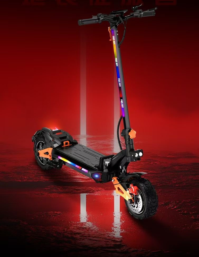 6000W Lithium battery electric scooters are directly shipped overseas to the United States and Canada. 6000W dual-drive long-range electric scooters for adults