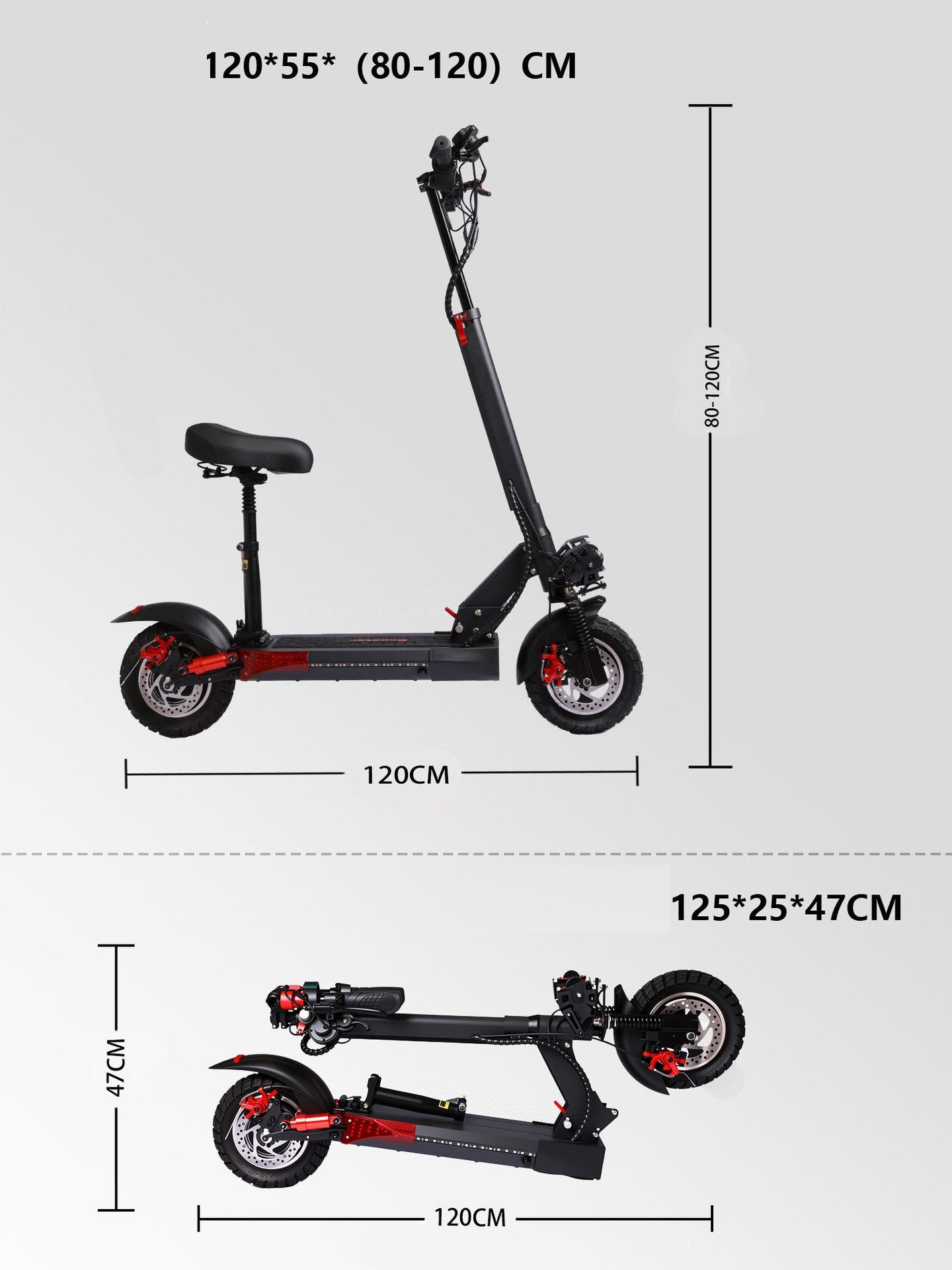 FREEBOY J11 PLUS Adult Electric Scooter 1200W Motor 48V 15AH Folding E-Scooter 11 Fat Tire E-Mountain Scooter