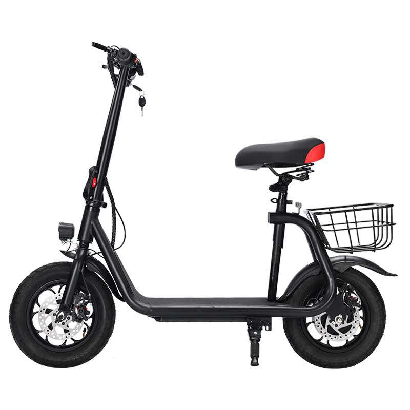 36V 500W electric small Harley-Davidson scooter, folding bike for commuting, E-scooter, adult scooter with power source factory