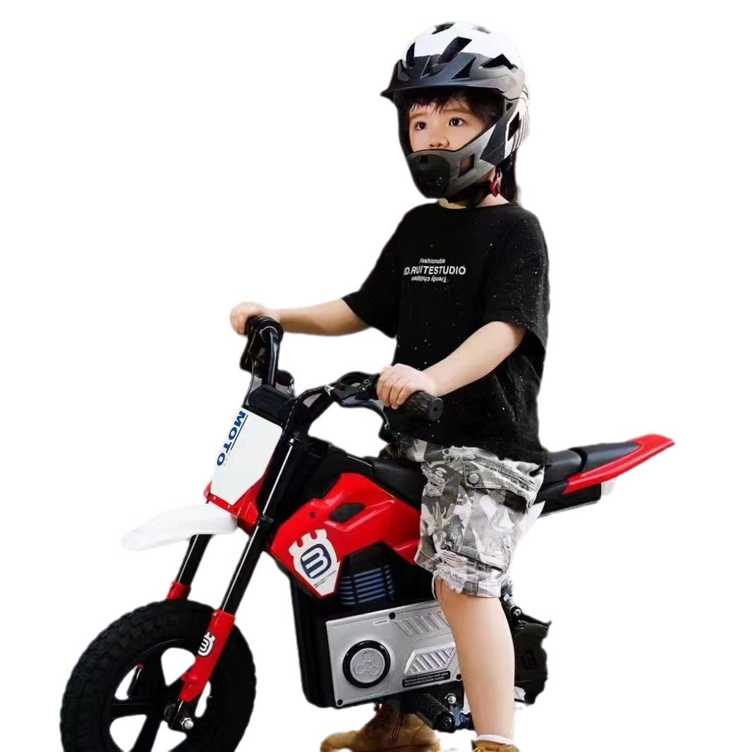 The new large-sized children’s electric motorcycle is a charging toy car for children aged 3 to 10. It can accommodate babies and is a two-wheeled motorcycle
