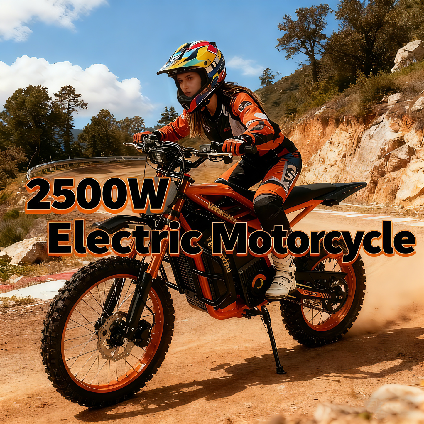 VankeHui,two-wheel electric motorcycles, 60V 2500W 27AH,Electric mobility scooter, unisex electric vehicle, long range, front and rear oil disc brakes