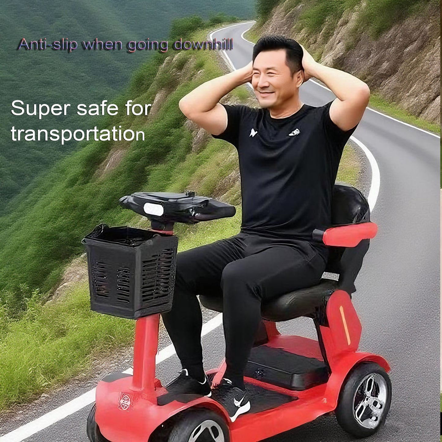 Us overseas warehouse shipment: Elderly lithium battery four-wheel mobility scooters, ROVORON, REYWMER, Paiseec, S3, W1,VankeHui