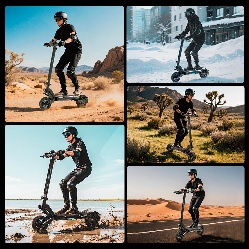 20AH dual-motor electric scooter,  adult off-road electric scooter, maximum speed 65KM/H, brushless motor 80KM