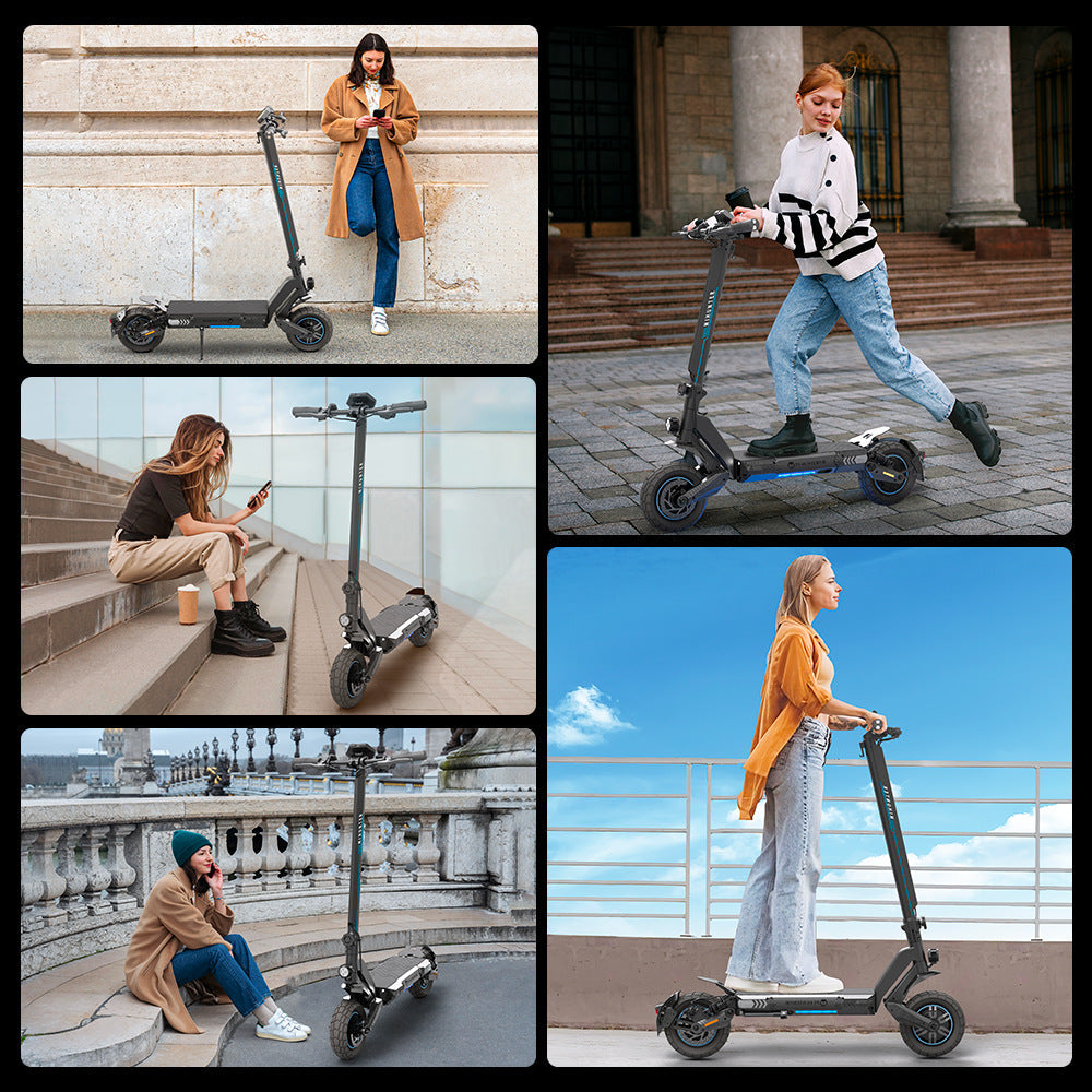 20AH dual-motor electric scooter,  adult off-road electric scooter, maximum speed 65KM/H, brushless motor 80KM