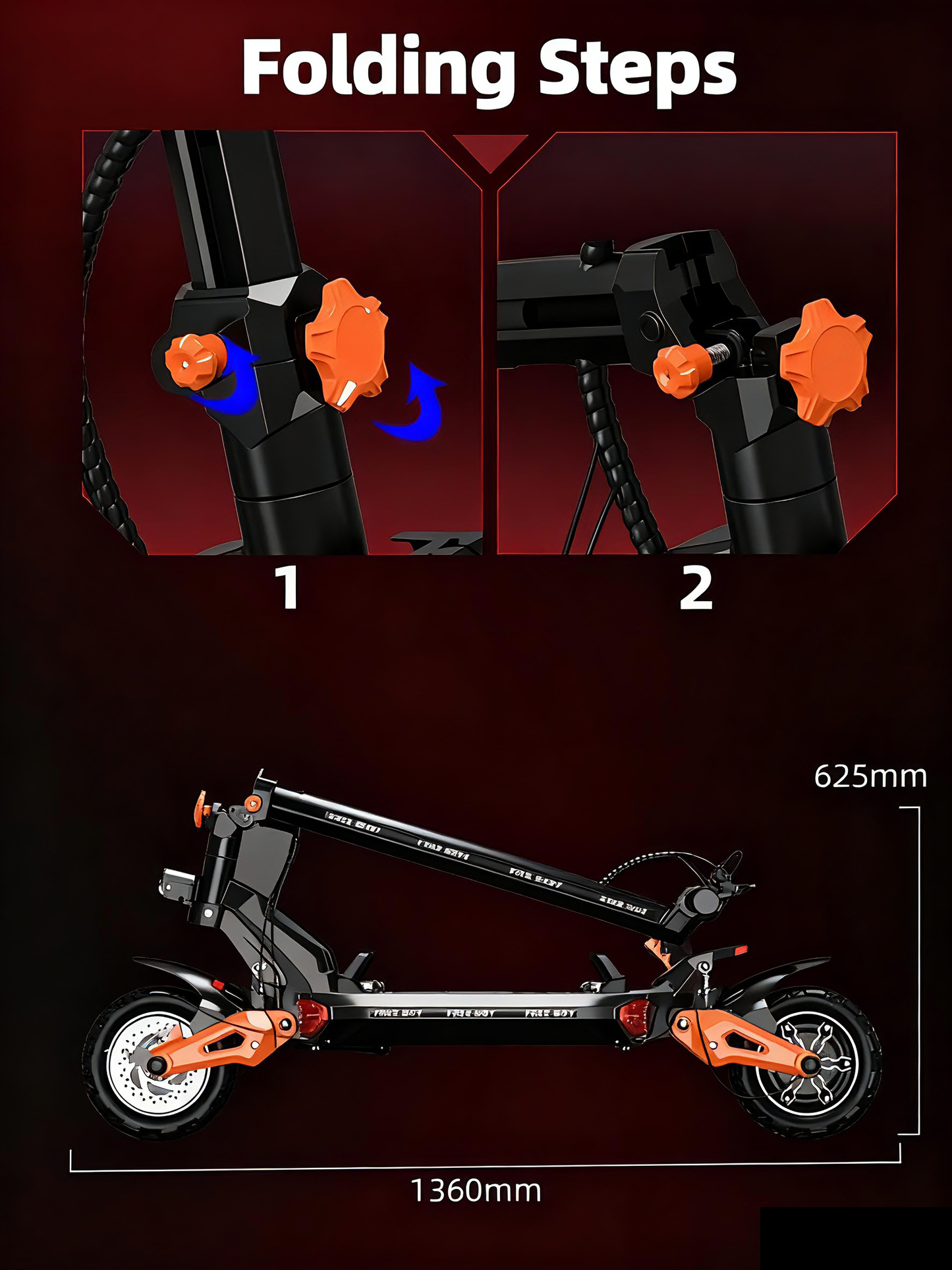 6000W Lithium battery electric scooters are directly shipped overseas to the United States and Canada. 6000W dual-drive long-range electric scooters for adults
