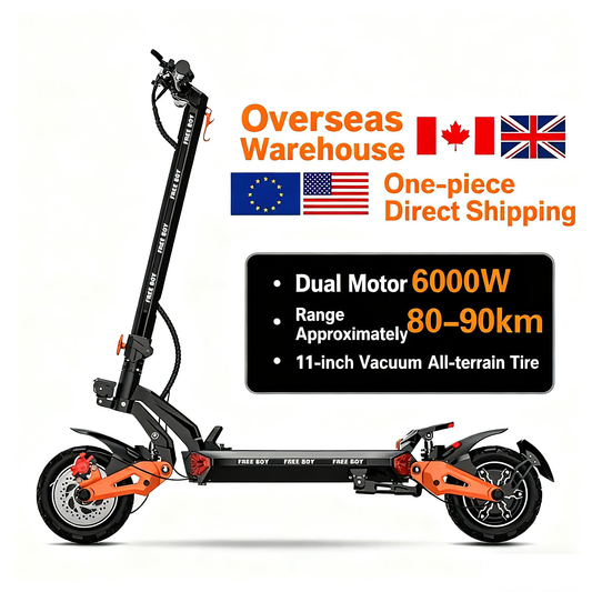 6000W Lithium battery electric scooters are directly shipped overseas to the United States and Canada. 6000W dual-drive long-range electric scooters for adults
