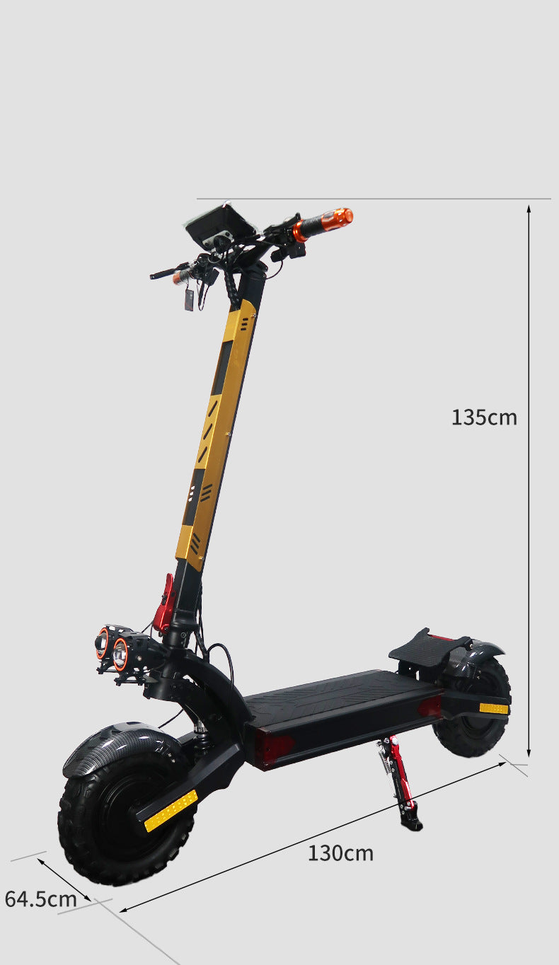 11-inch 48V20AH single and dual drive high-power electric scooter, 3500W adult outdoor high-speed long-range off-road vehicle, E-scooter two-wheeled commuter vehicle, lithium electric vehicle