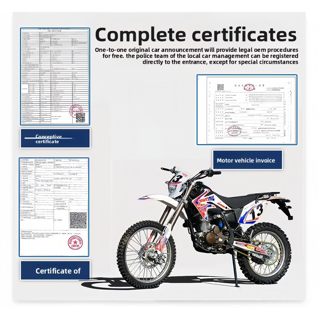 Factory direct sales of high-end 250Cc off-road motorcycles, national four-fuel injection M4, can be registered for mountain bike trails, motorcycles, electric motorcycles, mountain bikes, off-road bikes and racing cars
