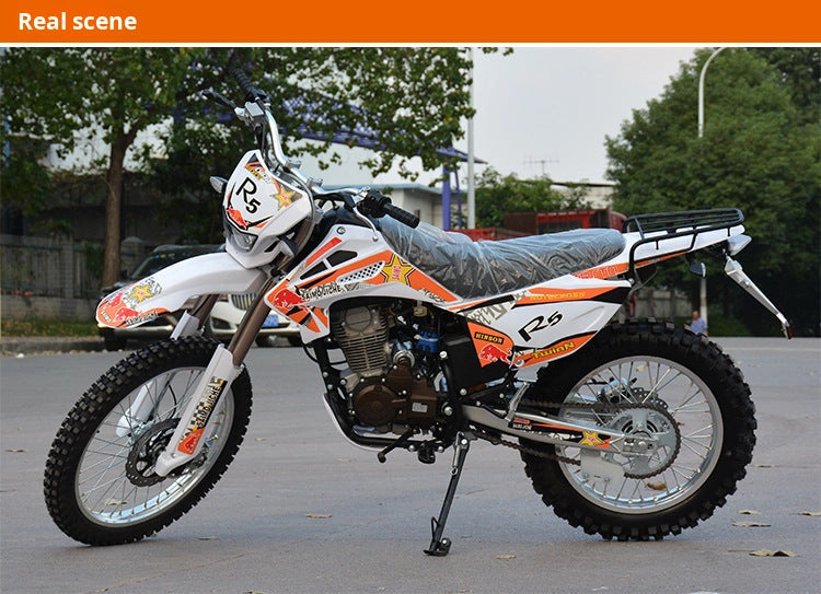 Factory direct sales: R5 off-road motorcycle with 250cc wheels, mountain racing, off-road vehicle, front and rear disc brakes vankehui