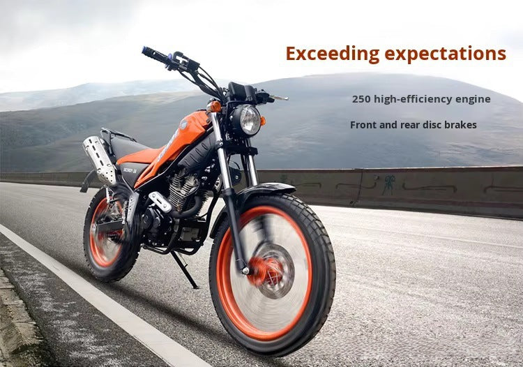 Factory direct sales Magician 250 off-road motorcycle, National IV electronic fuel injection registered, beginner's mountain climbing and off-road leisure commuter vehicle