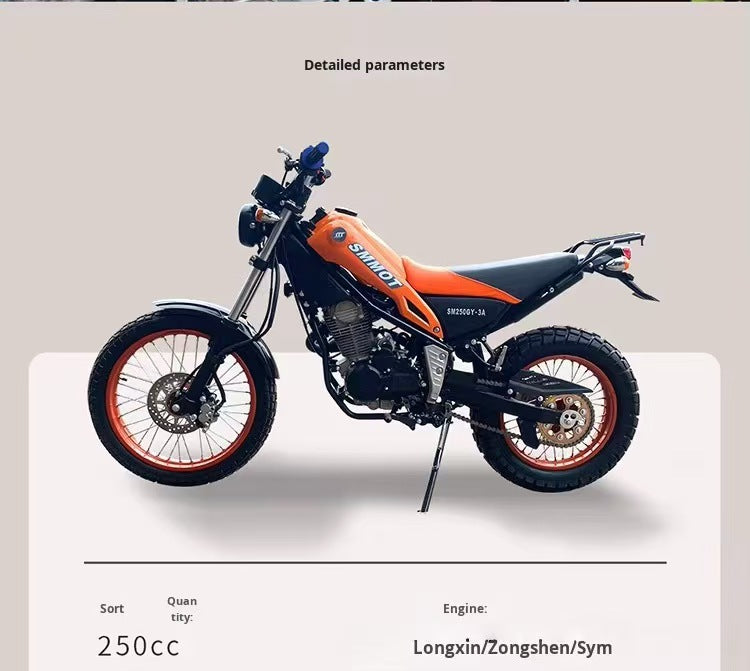 Factory direct sales Magician 250 off-road motorcycle, National IV electronic fuel injection registered, beginner's mountain climbing and off-road leisure commuter vehicle