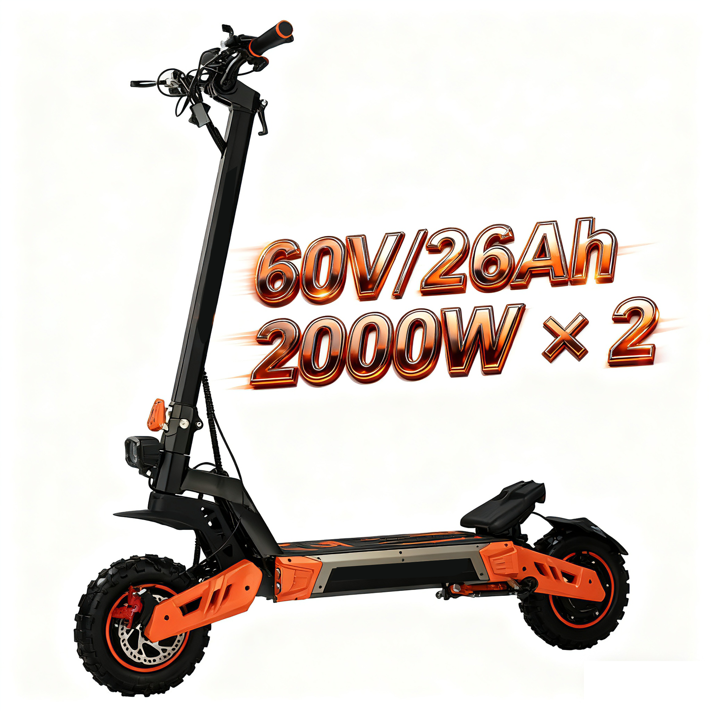 Supports OEM/ODM and LOGO customization, single-drive 48V 15AH lithium battery folding scooters, and two-wheel flatbed scooters