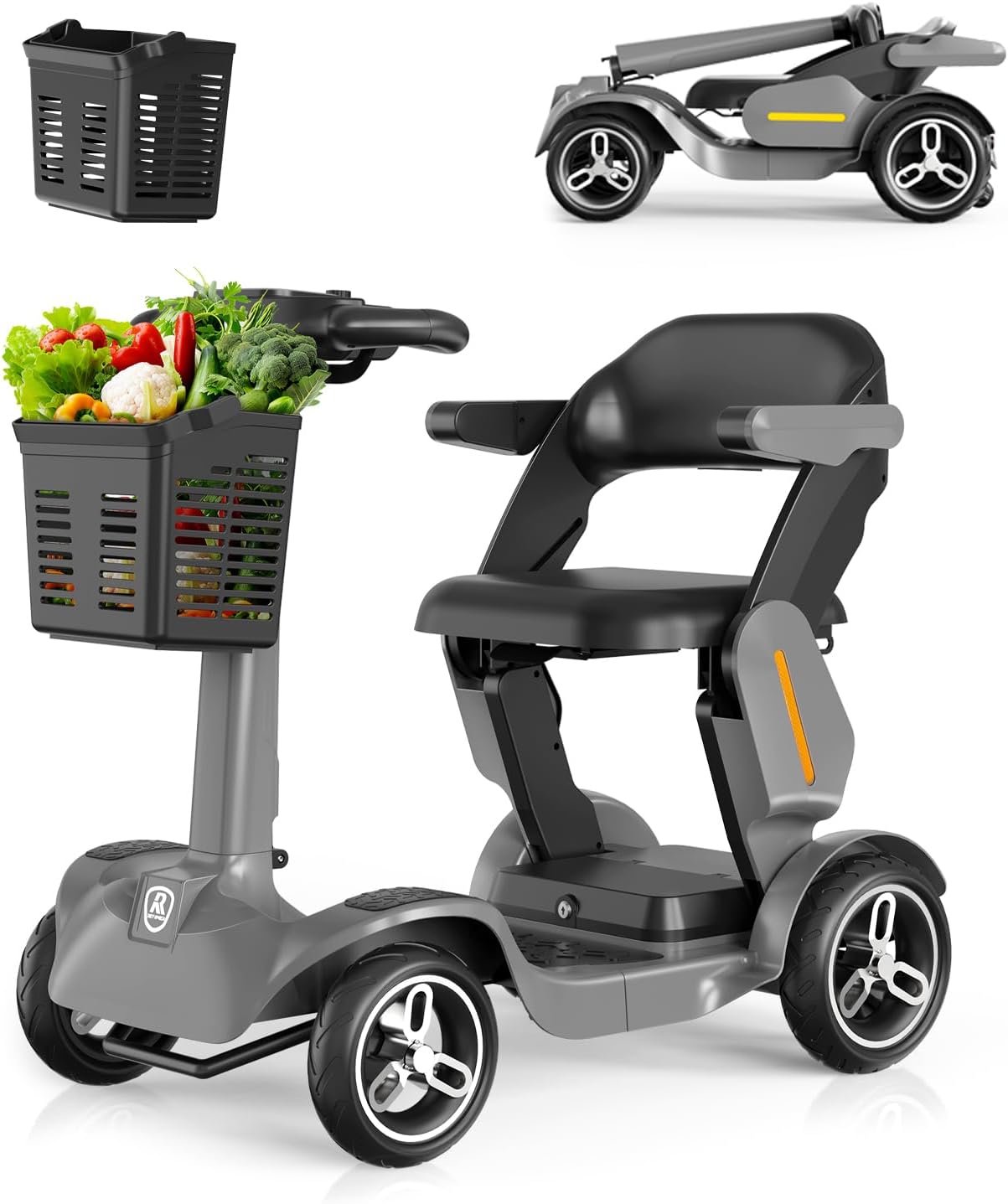 Four-wheel lithium battery commuter vehicle