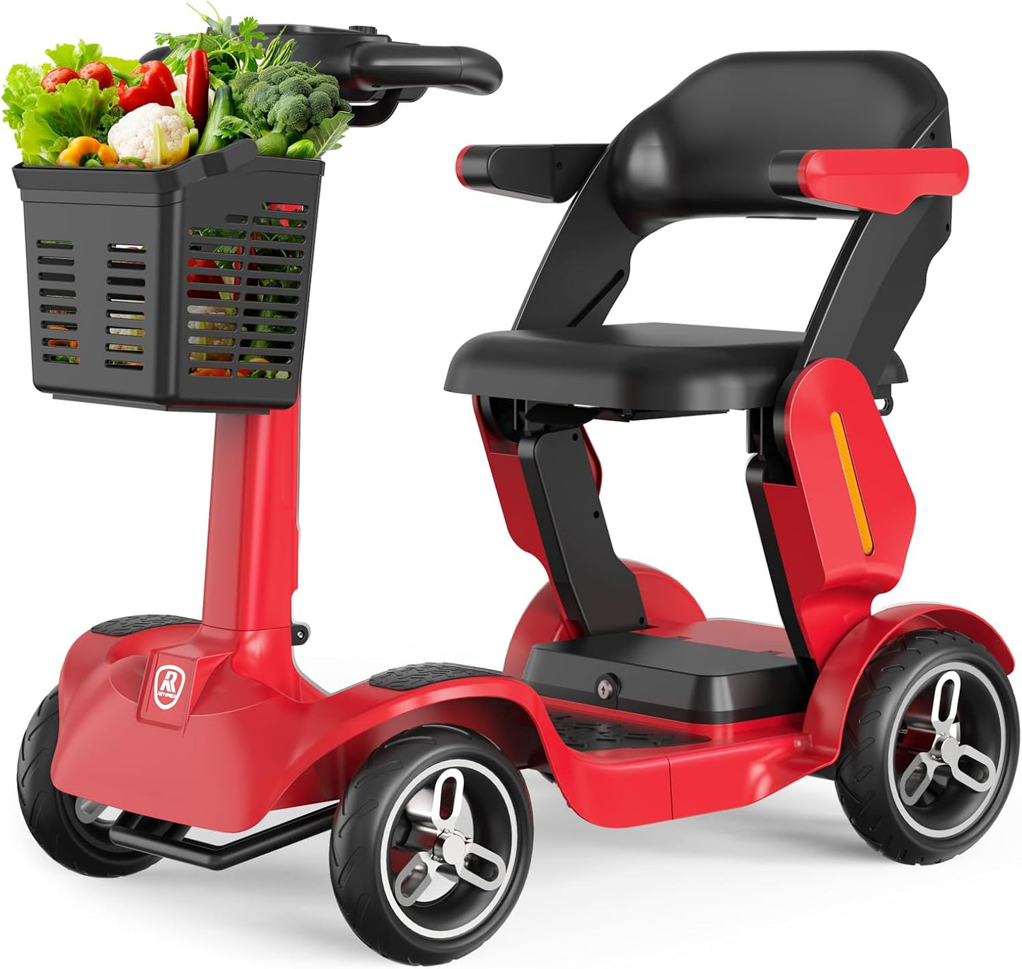Four-wheel lithium battery commuter vehicle